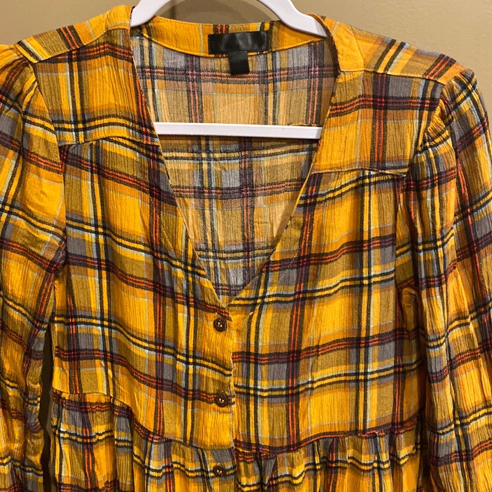 SOLD - Small size mustard yellow dress